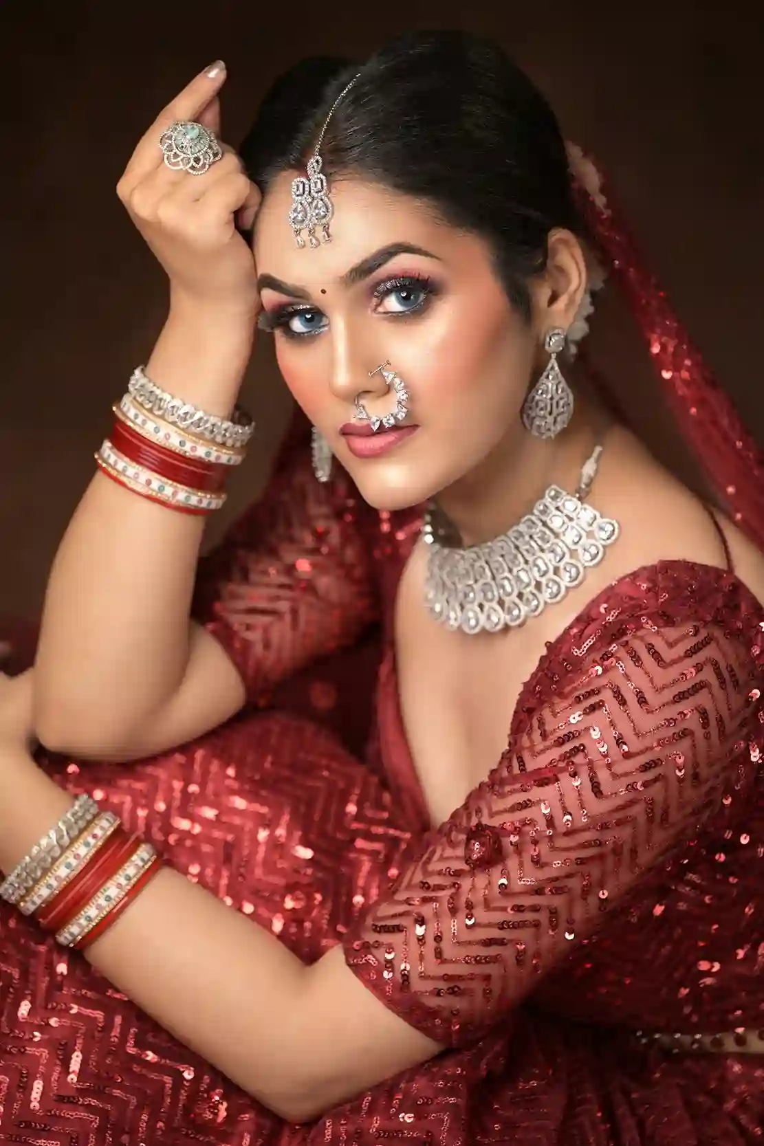 Royal bridal makeup look